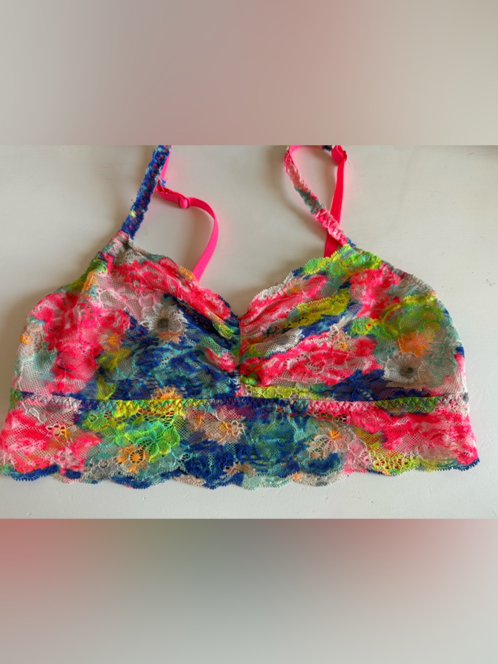 Victoria's Secret PINK multi color Seamless Bralette